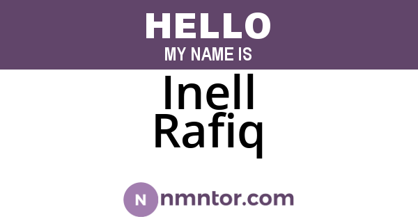 Inell Rafiq