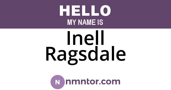 Inell Ragsdale