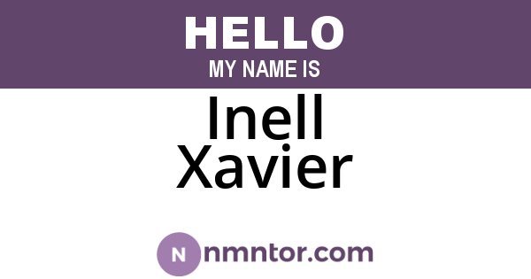 Inell Xavier