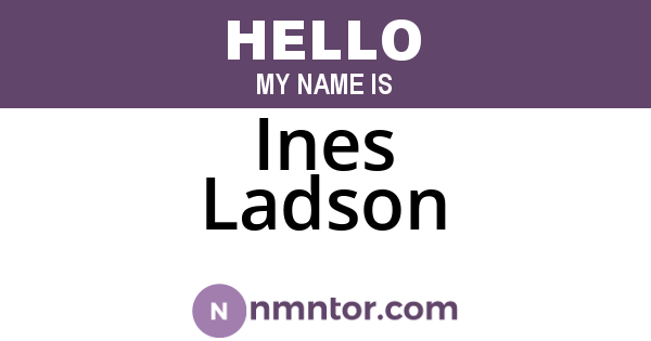 Ines Ladson