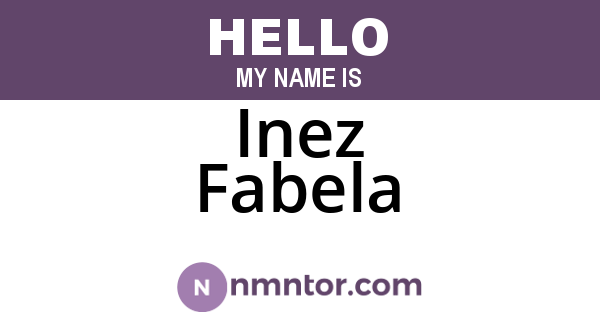 Inez Fabela