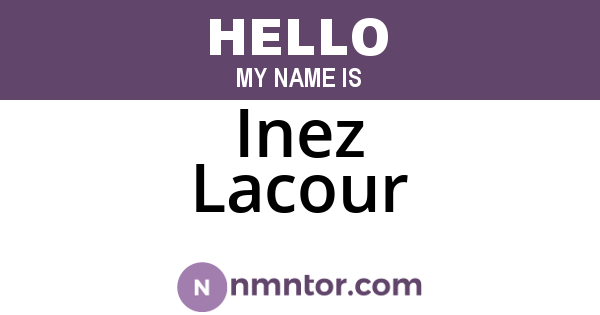 Inez Lacour