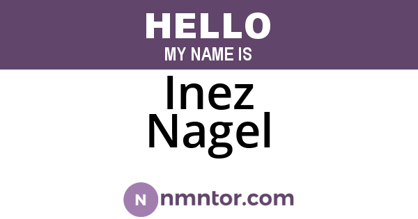 Inez Nagel