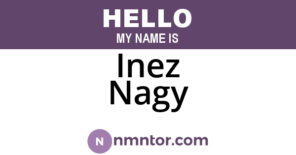 Inez Nagy