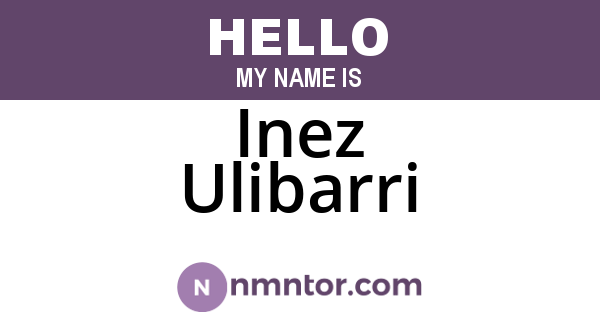 Inez Ulibarri