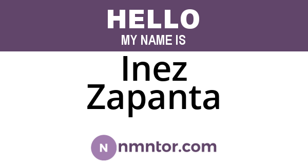 Inez Zapanta