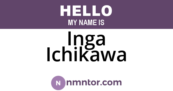 Inga Ichikawa
