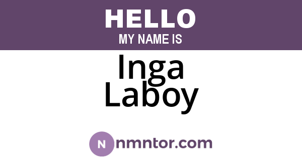Inga Laboy
