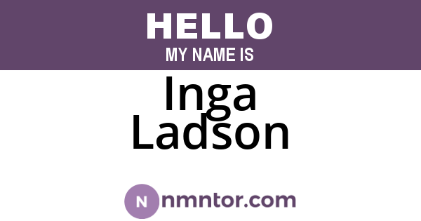 Inga Ladson