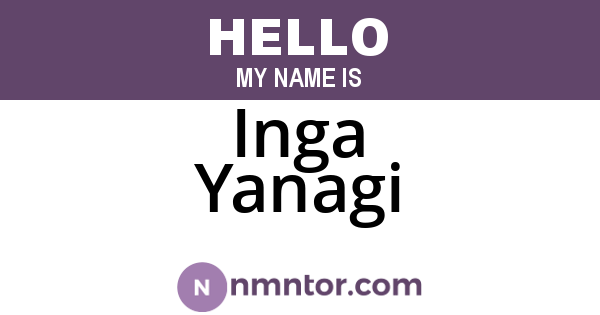 Inga Yanagi