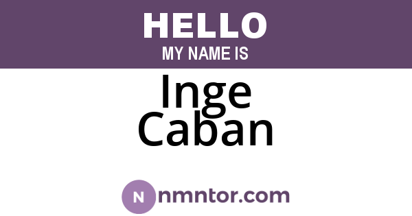 Inge Caban