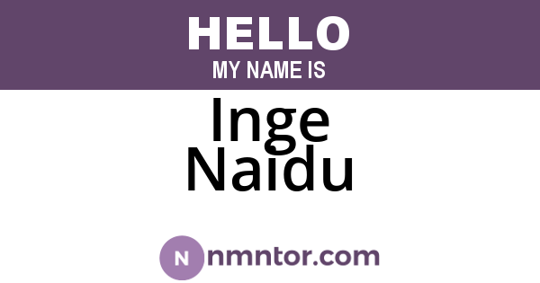 Inge Naidu