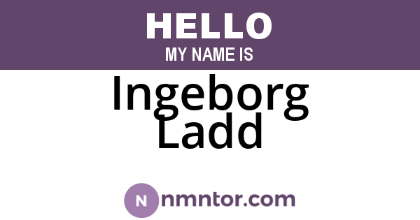 Ingeborg Ladd