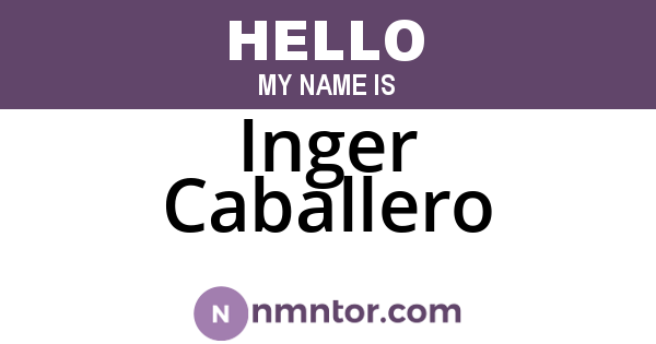 Inger Caballero