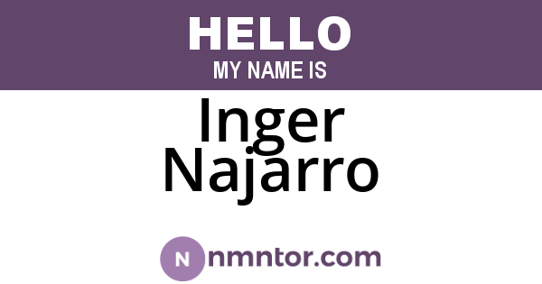 Inger Najarro