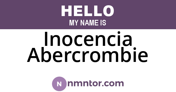 Inocencia Abercrombie