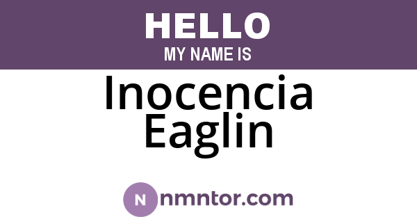 Inocencia Eaglin