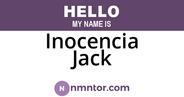 Inocencia Jack