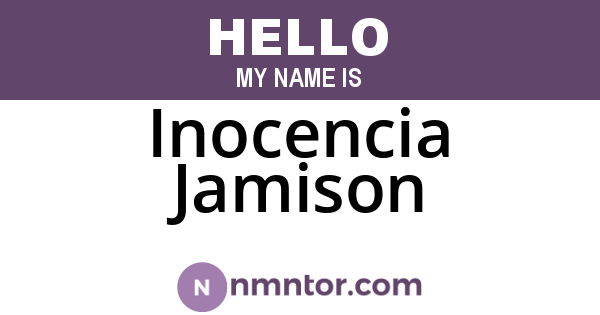 Inocencia Jamison