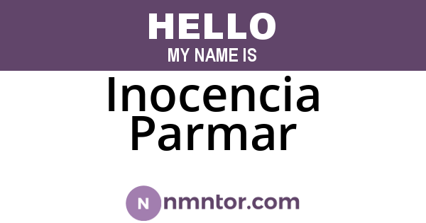 Inocencia Parmar