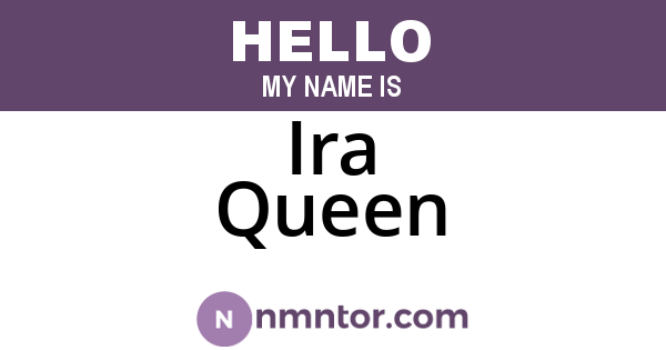 Ira Queen