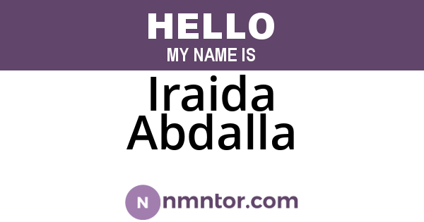 Iraida Abdalla