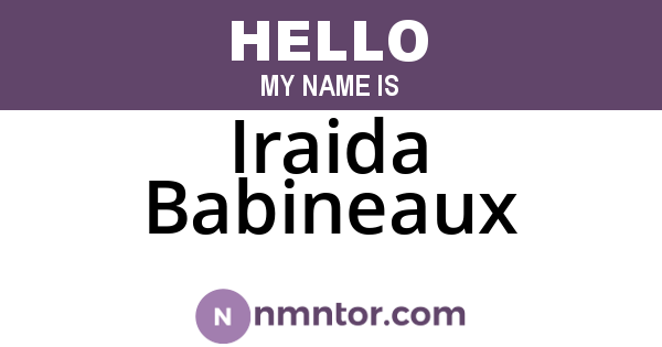 Iraida Babineaux