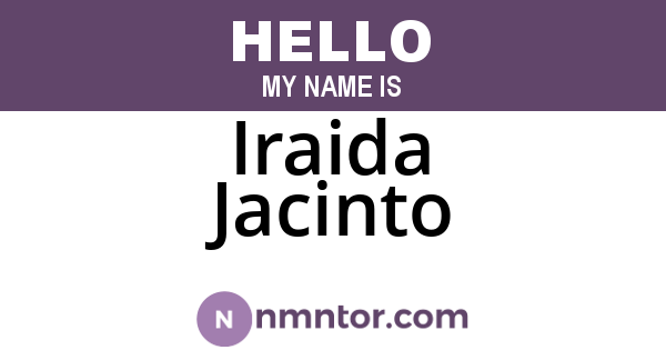 Iraida Jacinto