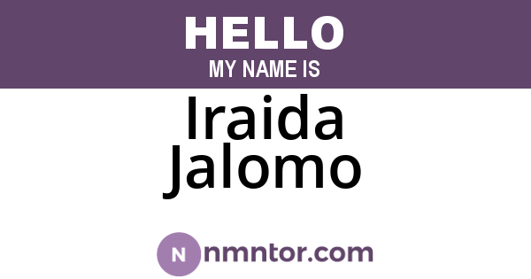 Iraida Jalomo