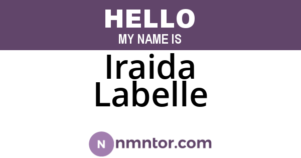 Iraida Labelle