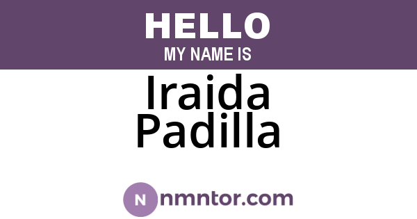 Iraida Padilla