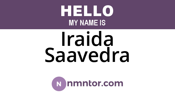 Iraida Saavedra