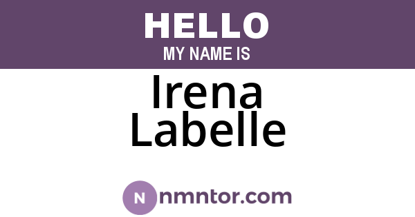 Irena Labelle