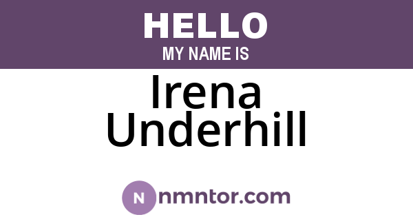 Irena Underhill