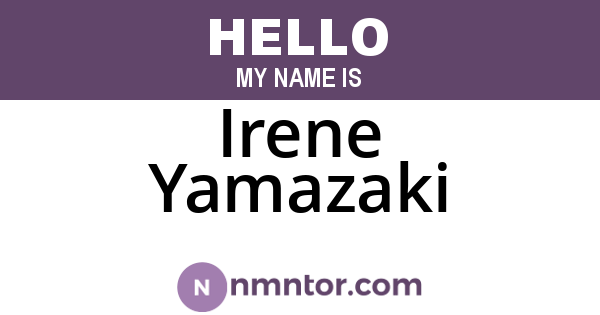 Irene Yamazaki