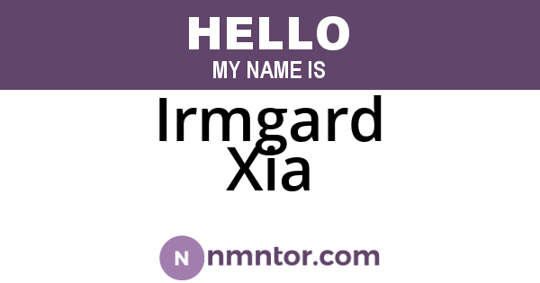Irmgard Xia