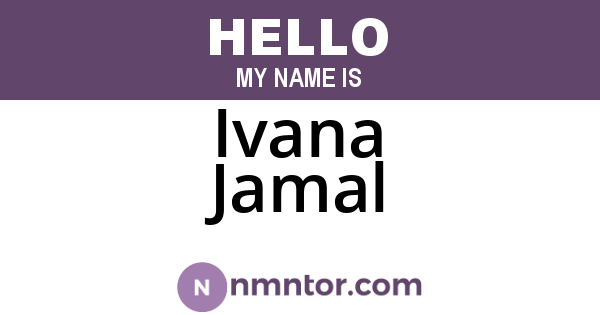 Ivana Jamal