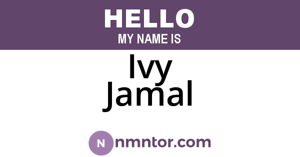 Ivy Jamal
