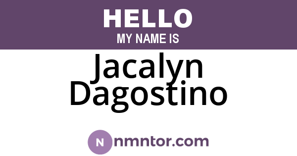 Jacalyn Dagostino