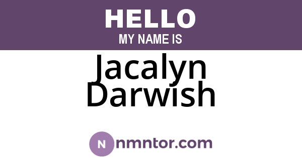Jacalyn Darwish