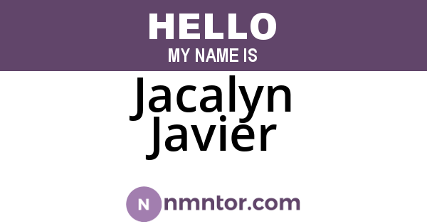Jacalyn Javier