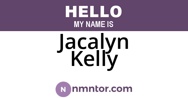 Jacalyn Kelly