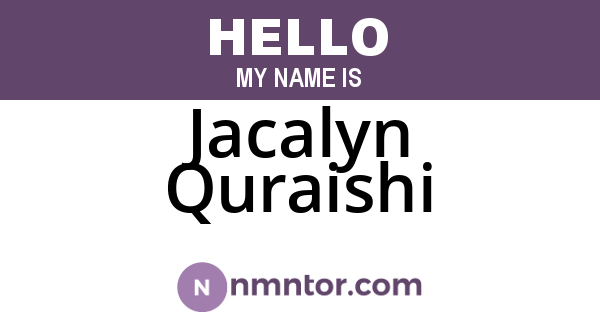 Jacalyn Quraishi