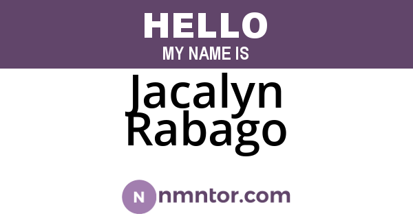 Jacalyn Rabago