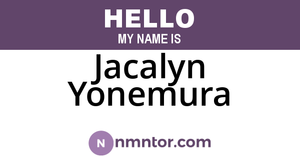 Jacalyn Yonemura