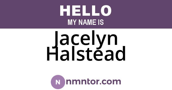 Jacelyn Halstead