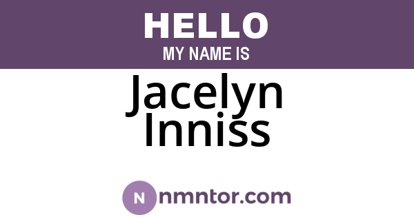 Jacelyn Inniss