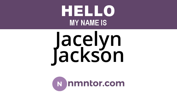 Jacelyn Jackson