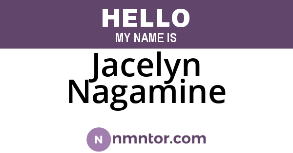 Jacelyn Nagamine