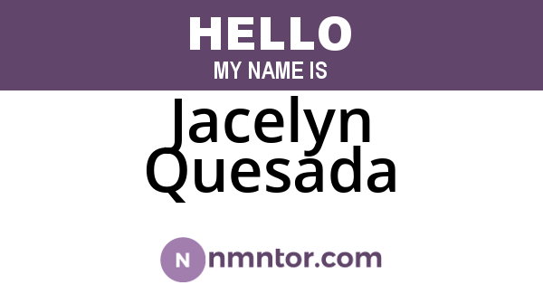 Jacelyn Quesada